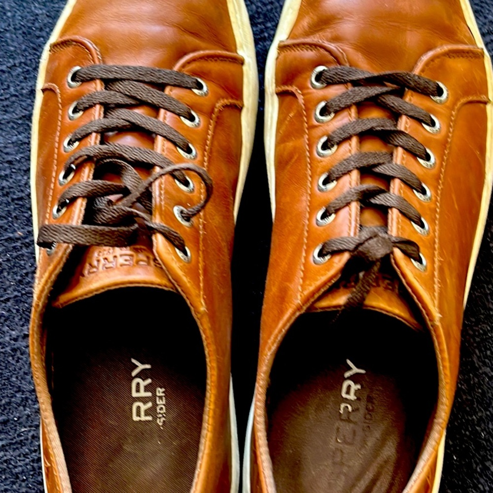Men’s Leather Sperry sneakers - Picture 1 of 4
